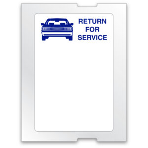 Static Clings - Blue Car - For 5 in 1, ROLL of 500