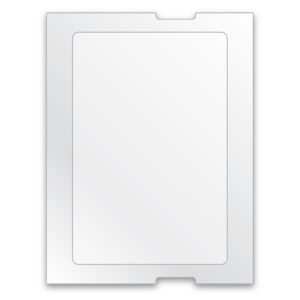 Static Clings - Blank Clear - For 5 in 1, ROLL of 500