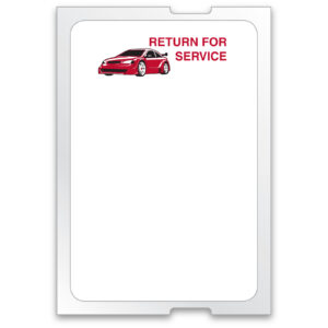 Light Adhesive Labels - Red Car - Long - For 5 in 1, ROLL of 500