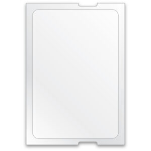Roll Label Light Adhesive - Blank Clear - Long - For 5 in 1, ROLL of 500