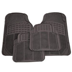 Rubber Floor Mat 4-piece Set- Black - Qty. 1