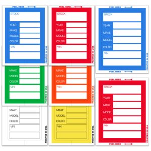 Kleer-Bak Stock Stickers