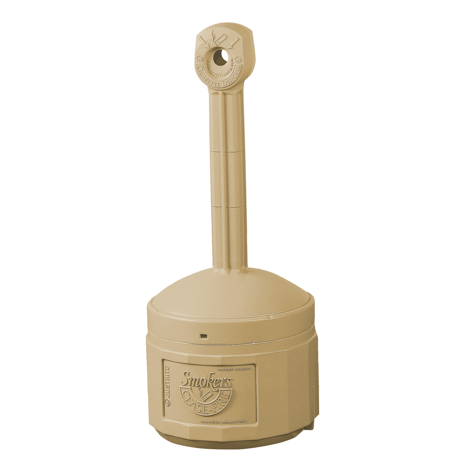 45121_Smokers-Cease-Fire-Cigarette-Butt-Receptacle_Beige_P-WEB