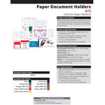 Paper Document Holders