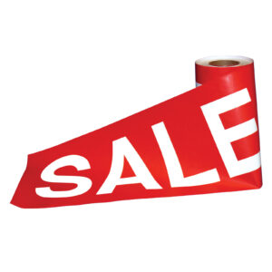 Super Sized Sale Tape 12" X 300'' -  Qty. 1