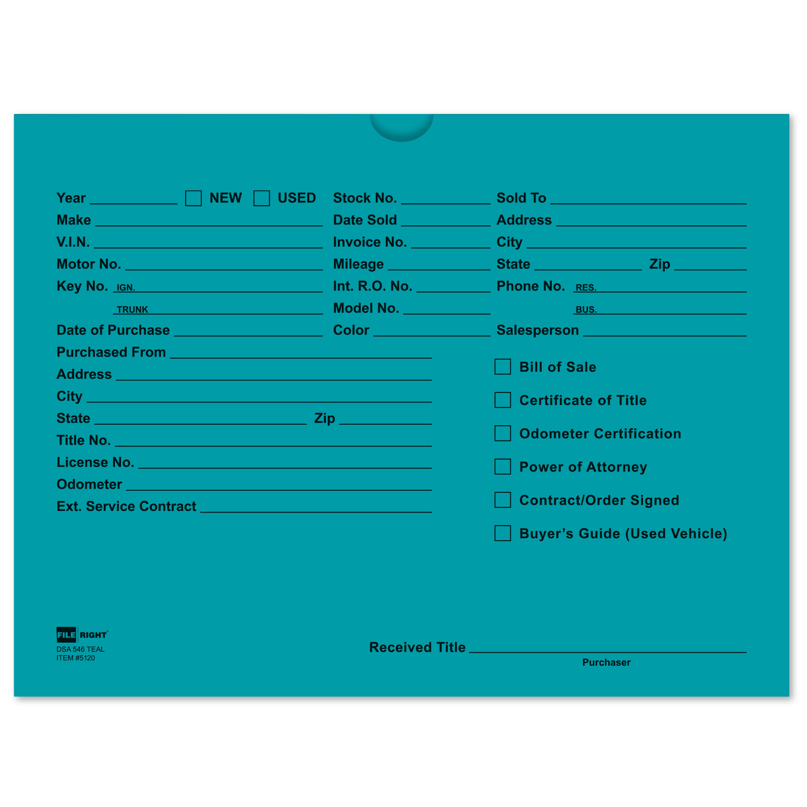 5120_Vehicle-Deal-Envelopes-Printed_Form-DSA-546_Teal_P-WEB