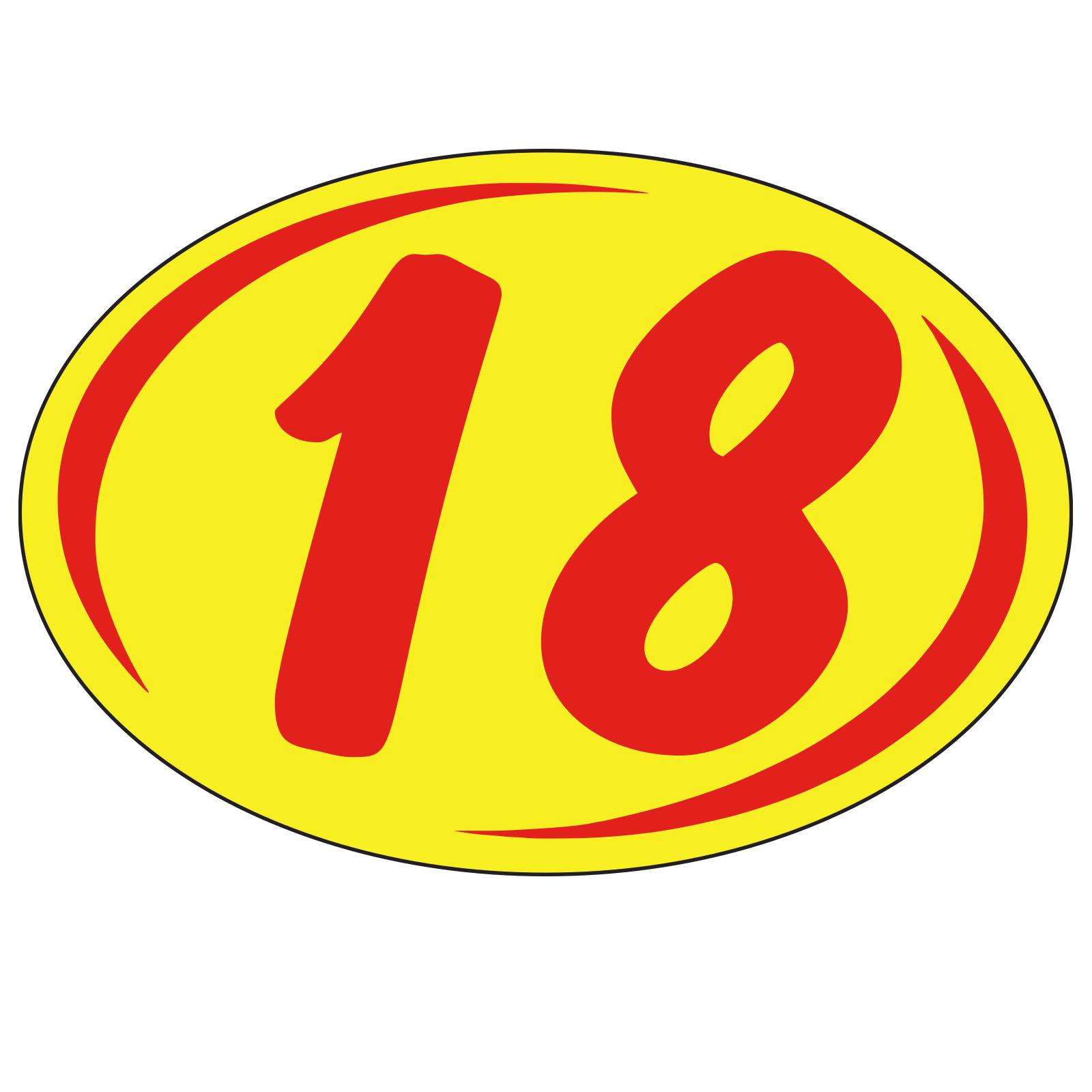 58371-18_Double-Digit-Oval-Year-Stickers_Red-on-Yellow-2018_P-WEB