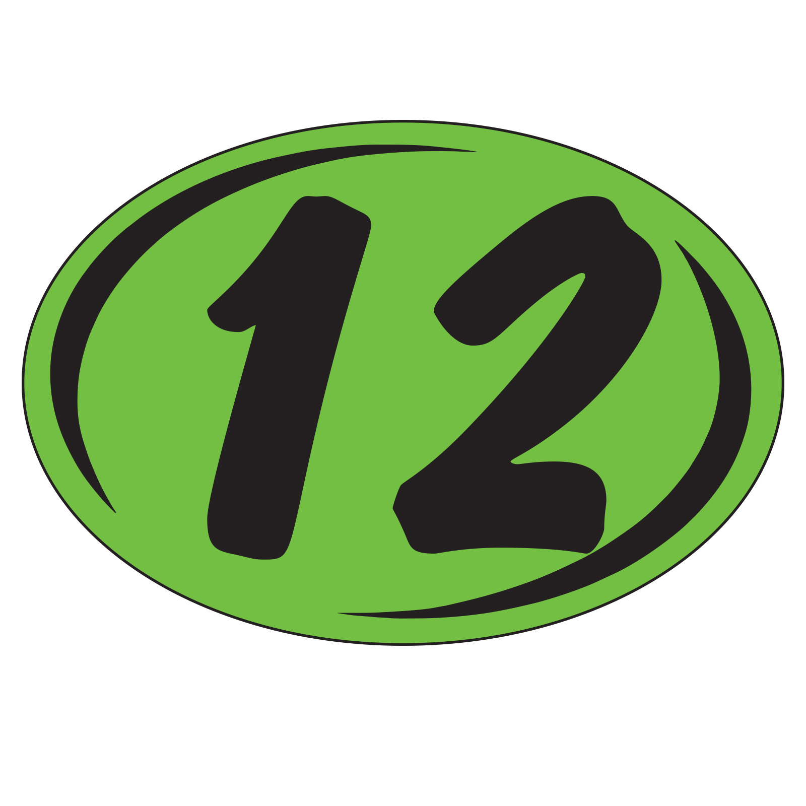 58373-12_Double-Digit-Oval-Year-Stickers_Black-on-Green-2012_P-WEB