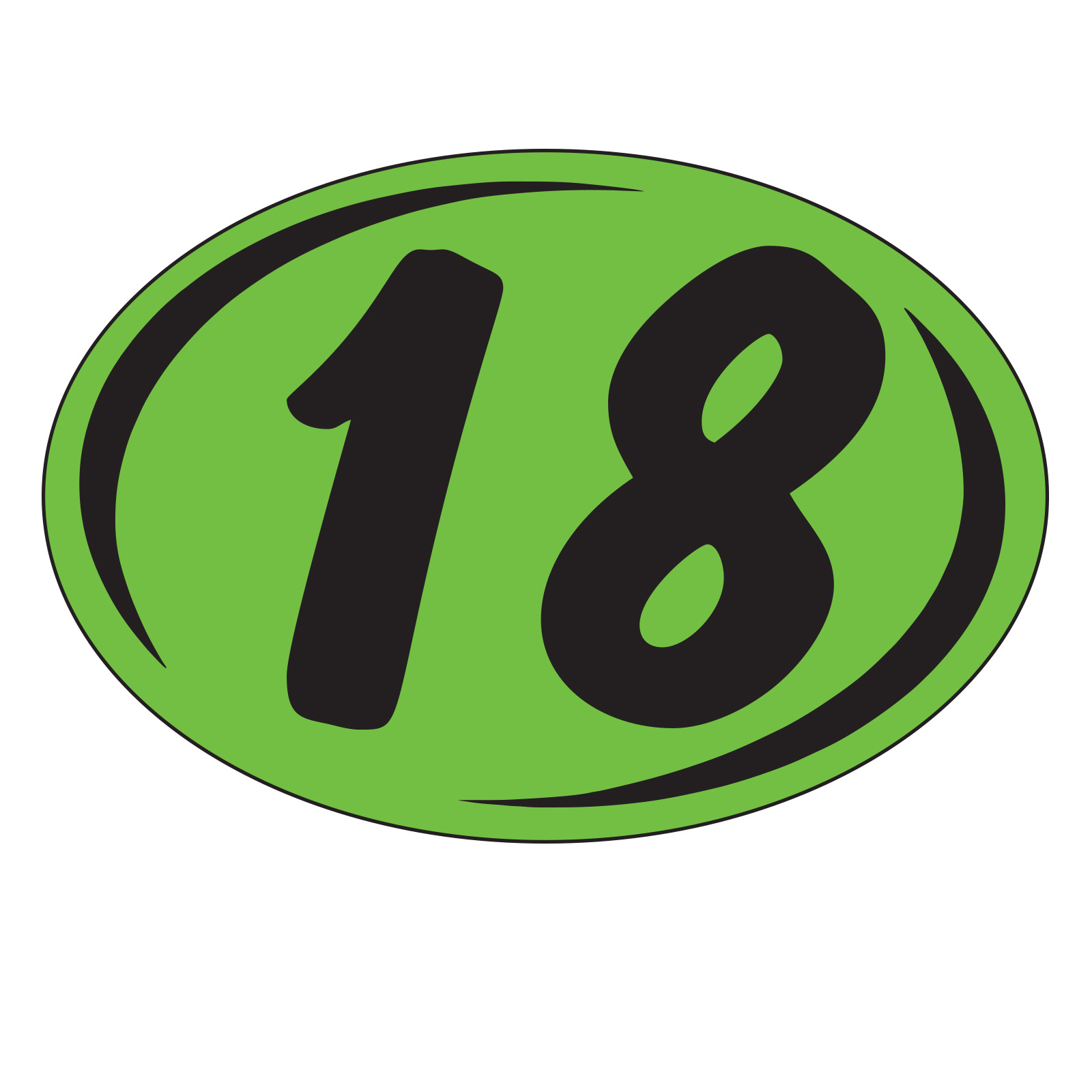 58373-18_Double-Digit-Oval-Year-Stickers_Black-on-Green-2018_P-WEB