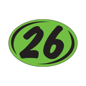 58373-26_Double-Digit-Oval-Year-Stickers_Black-on-Green-2026_P-C