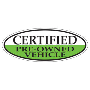 588-05_Vinyl-Oval-Slogan-Sticker_Certified-Pre-Owned-Vehicle_Flu