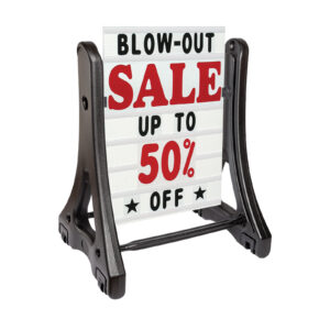 Deluxe Swinger Sidewalk Sign Kit - 2 sided - Qty. 1