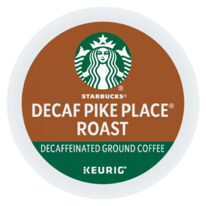 Starbucks Pike Place Decaf Kcup - Qty. 96