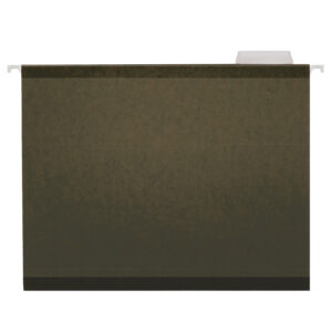 Hanging File Folder - Reinforced Letter Size - Green - Qty. 25