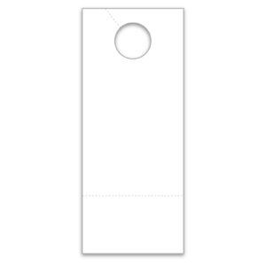 Hang Tags with Perf - White - 3 1/2" X 8 1/2" - Qty. 250