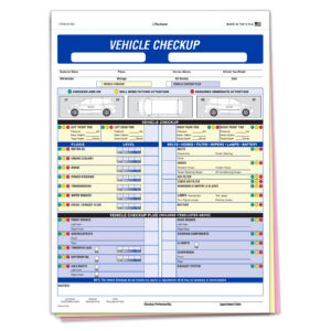 Vehicle Checkup/Inspection Report - 3 Part - Qty. 250