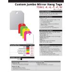 Mirror Jumbo Hang Tags