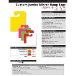 Mirror J-Hook Hang Tags