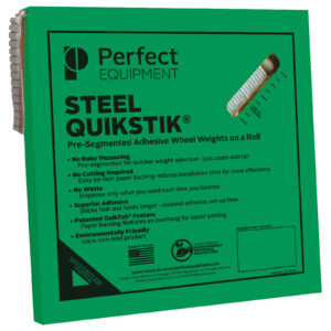 Steel QStik Adhesive Roll Wheel Weight - .50 OZ - 640 Segments