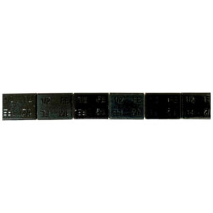 Steel QStik Adhesive Wheel Weight - BLACK - .50 OZ - 224 Segments
