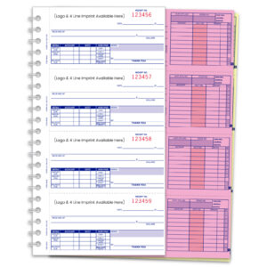 Cash Receipt Book - AA-138NC-1S2L - 3 Part -  IMP, 200 per Book - Qty. 1