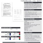 Peel-n-Seal 1-Part Buyers Guide – Implied Warranty – Spanish