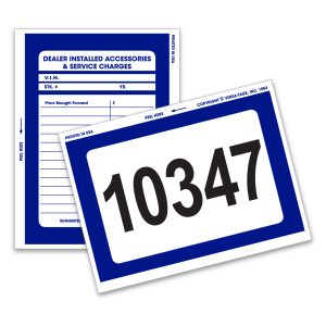 Dealer Add On Stickers