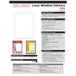 Laser Window Stickers (Exterior Application)