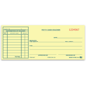 Petty Cash Voucher - DSA-130 - Qty. 1000