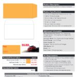 License Plate Envelope